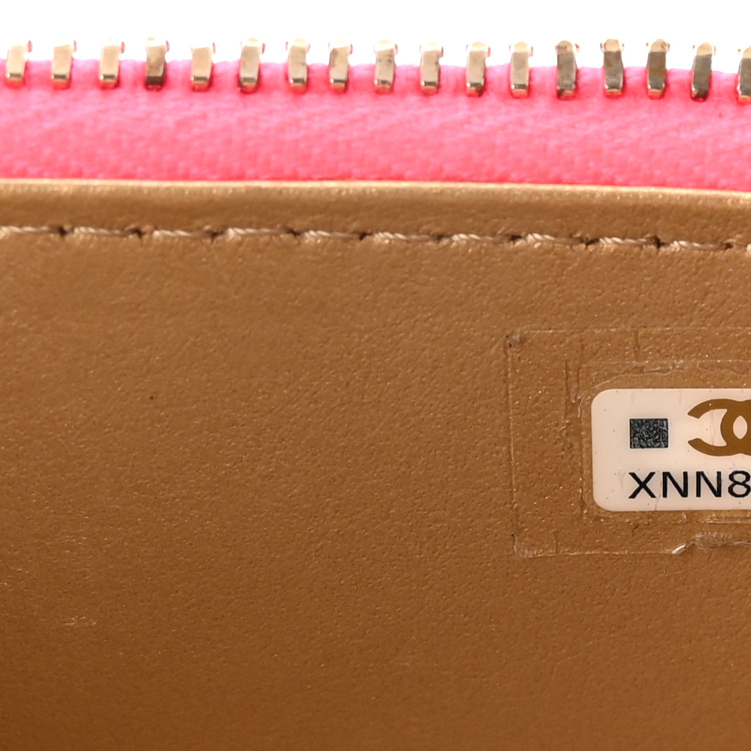 Chanel Patent Quilted Pearl Crush Mini Vanity Case With Chain Neon Pink 7 of 10