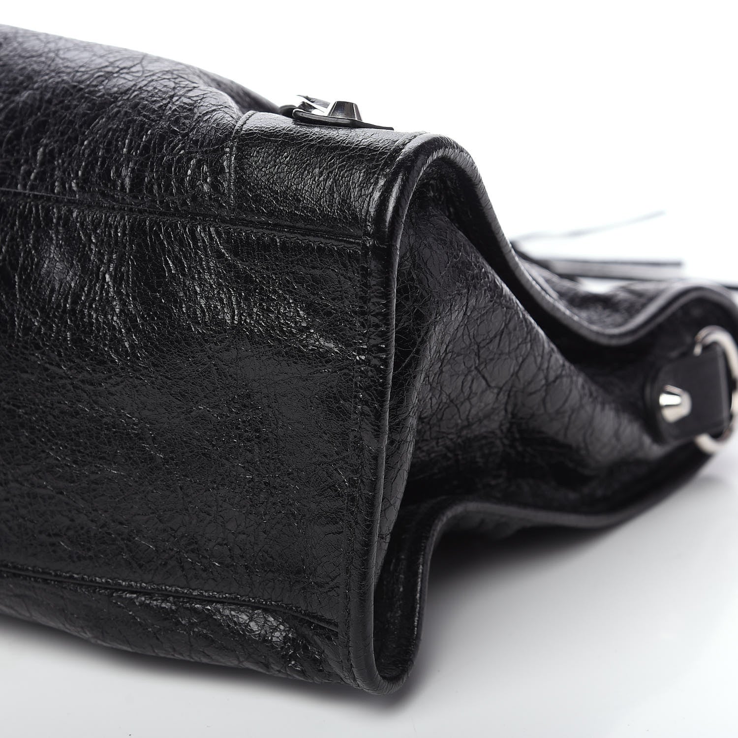 Balenciaga Agneau Classic Silver Hardware City Black 8 of 8
