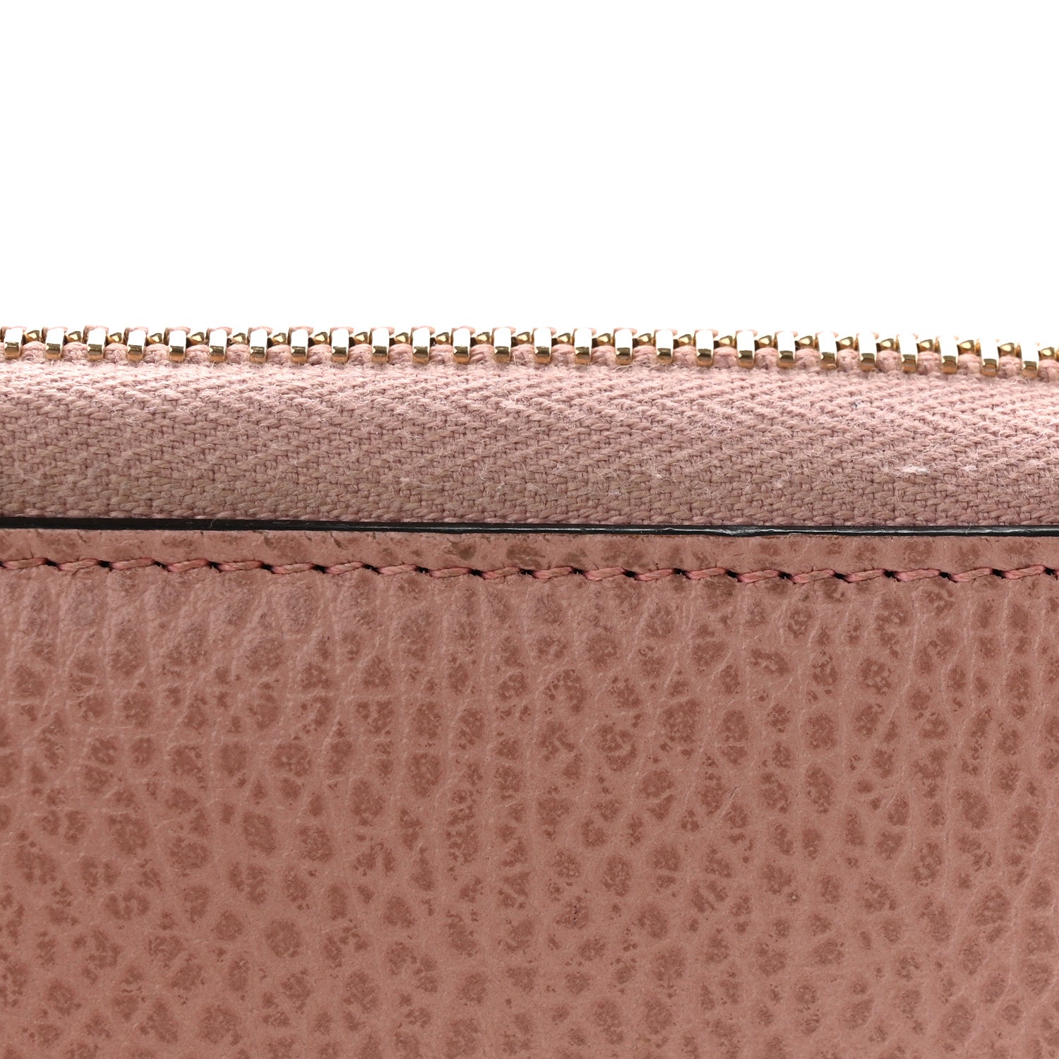 Gucci Dollar Calfskin Medium GG Zip Around Wallet Soft Pink 12 of 14