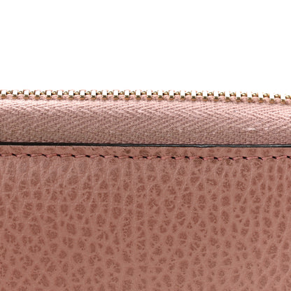Gucci Dollar Calfskin Medium GG Zip Around Wallet Soft Pink 12 of 14