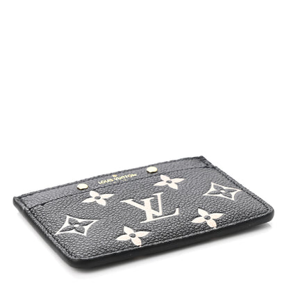 Louis Vuitton Empreinte Card Holder Black Beige 4 of 7