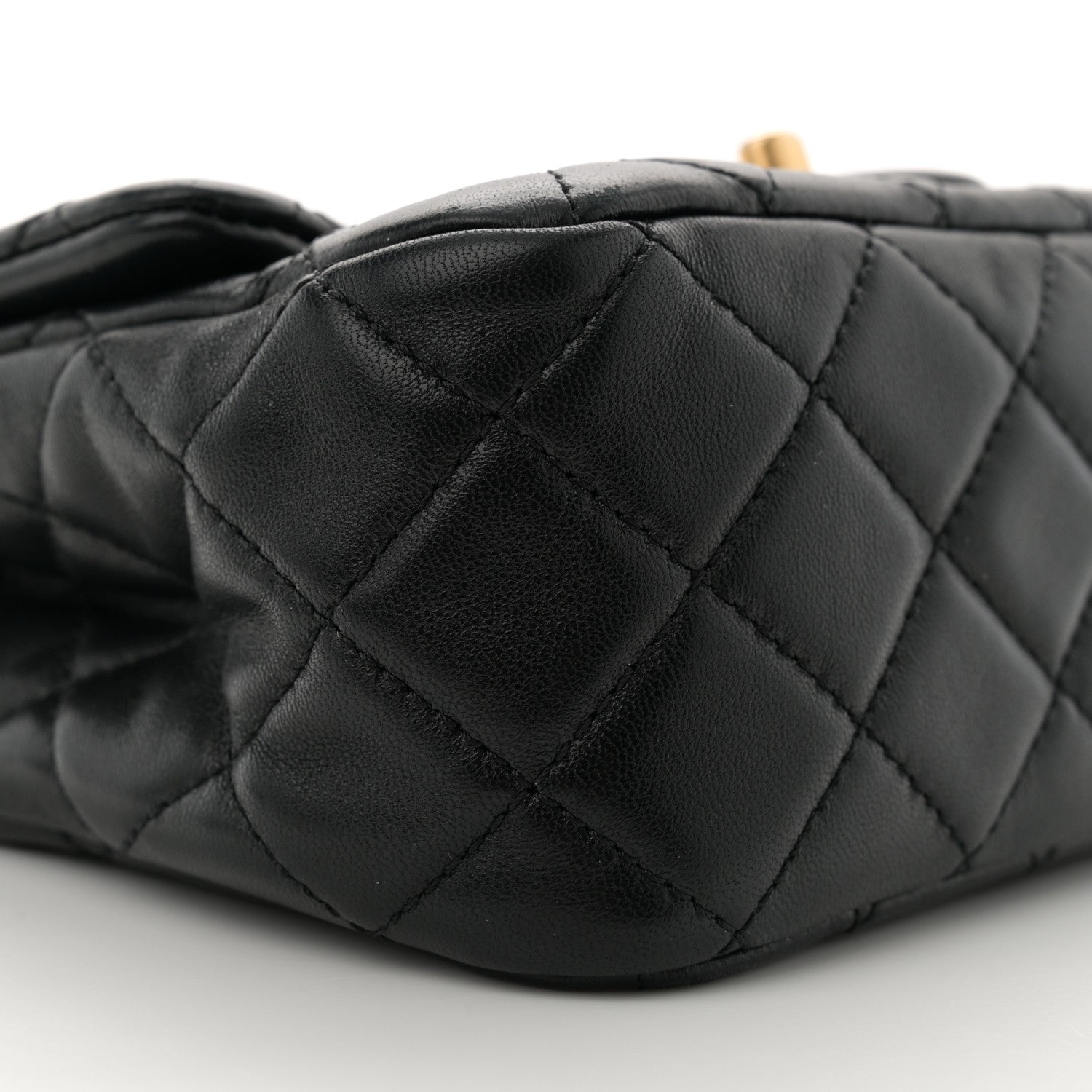 Chanel Lambskin Quilted Mini Pearl Crush Flap Black 9 of 11