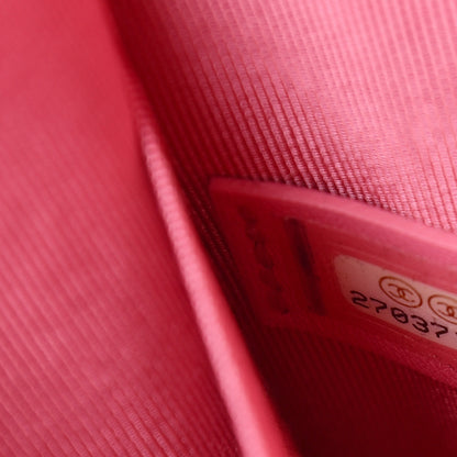 Chanel Calfskin Quilted North South Boy Flap Pink 7 of 10