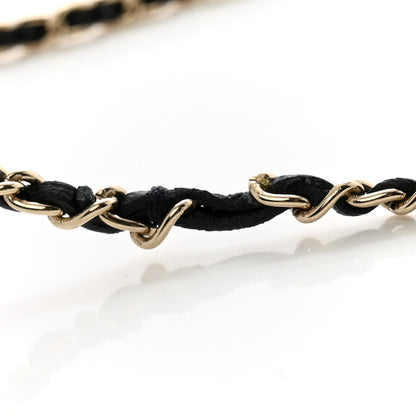 Chanel Metal Resin Lambskin Crystal Lipstick Case Long Necklace On Chain Silver Black Gold 11 of 11