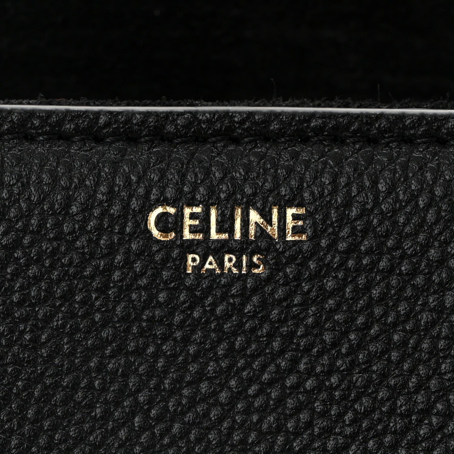 Celine Supple Grained Calfskin Medium Soft 16 Bag Black 5 of 9