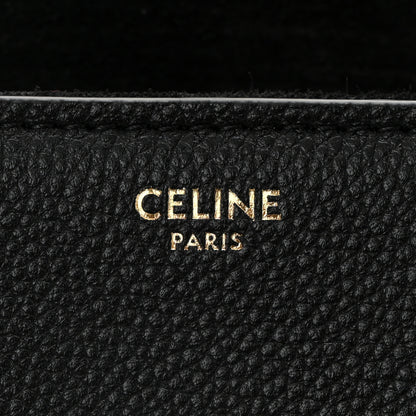 Celine Supple Grained Calfskin Medium Soft 16 Bag Black 5 of 9