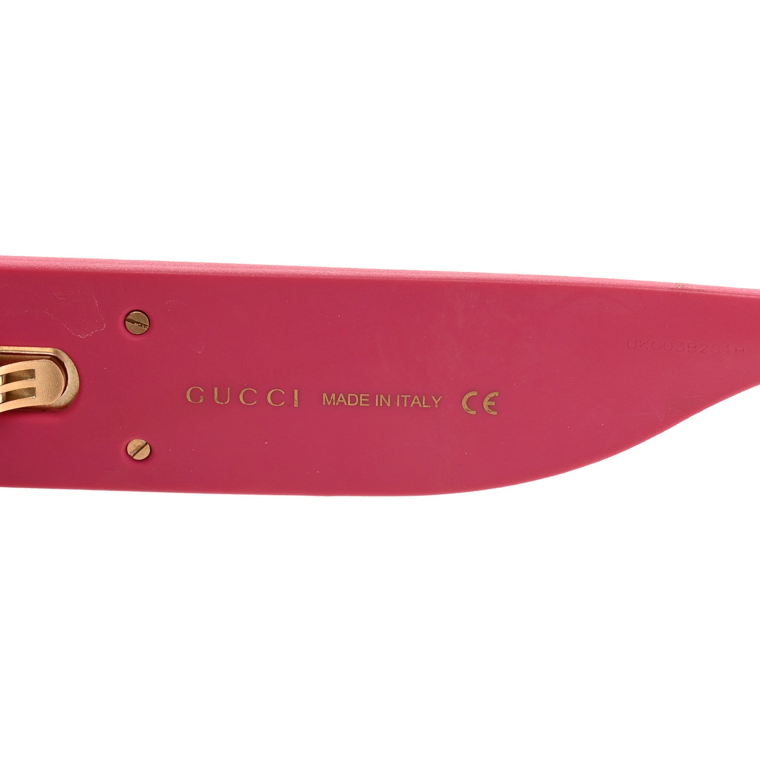 Gucci Square Frame GG0102S Sunglasses Glitter Pink Multi 7 of 8