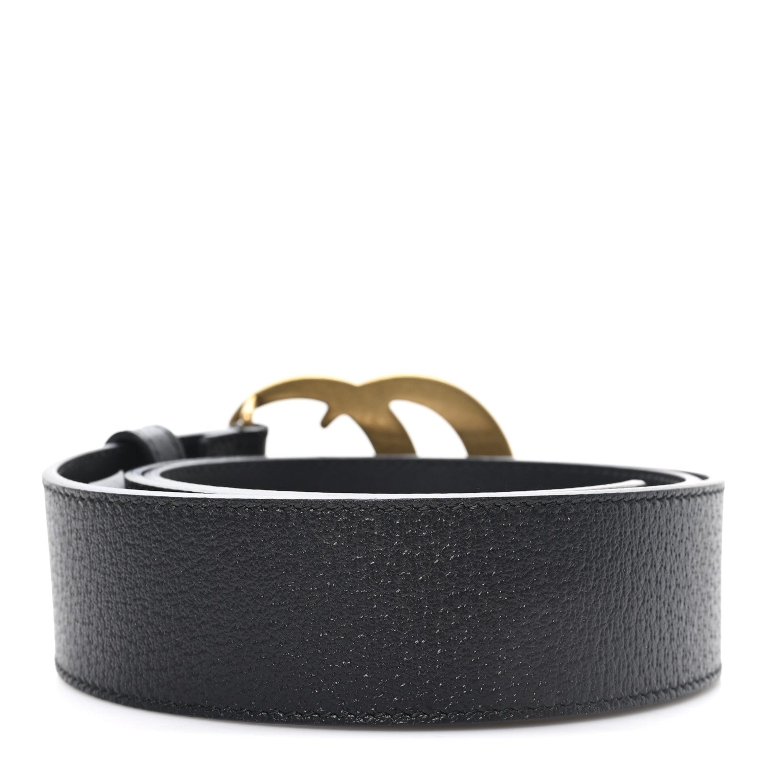 Gucci Textured Calfskin Double G 40mm Belt 85 34 Black 2 of 4