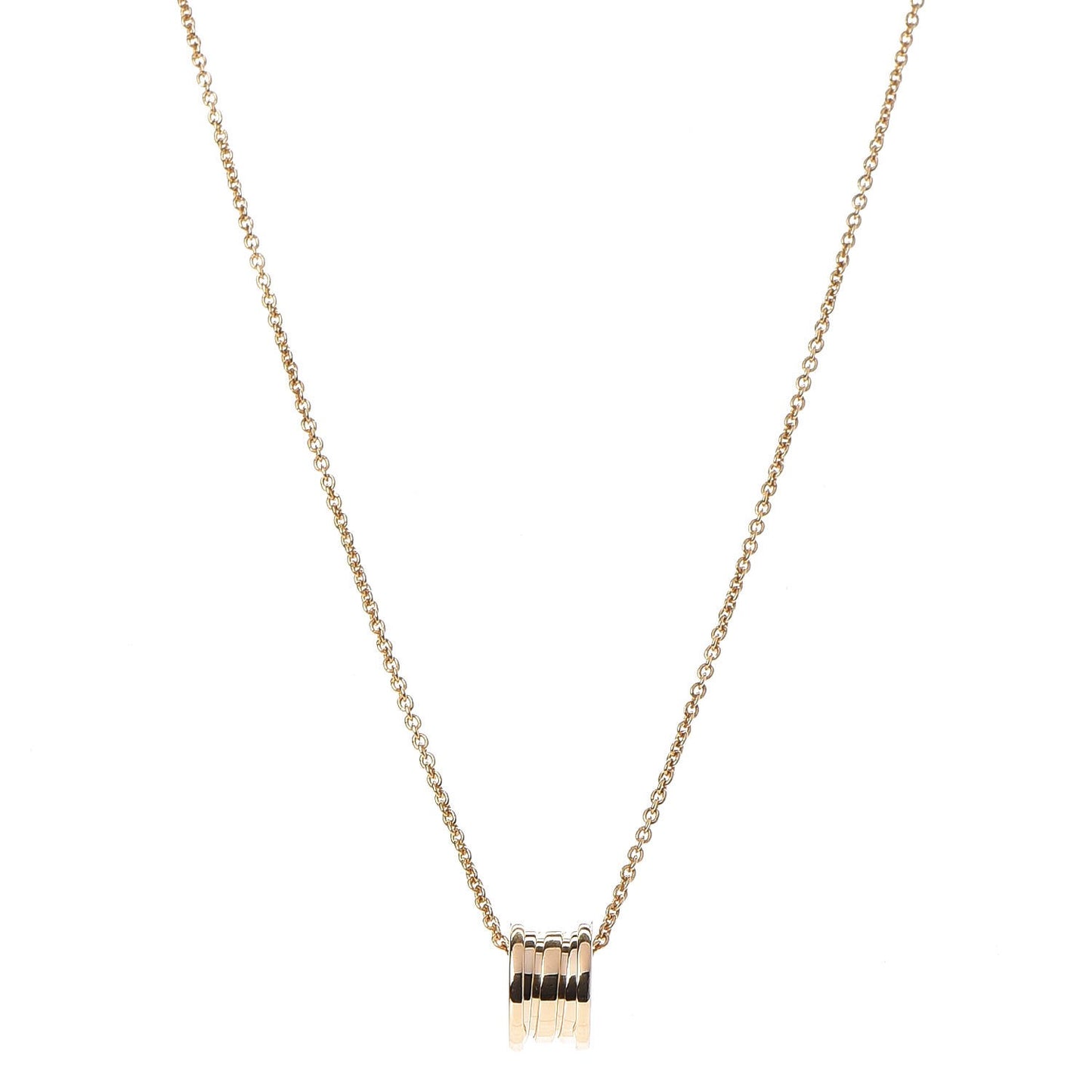 18K Yellow Gold B.Zero1 Pendant Necklace