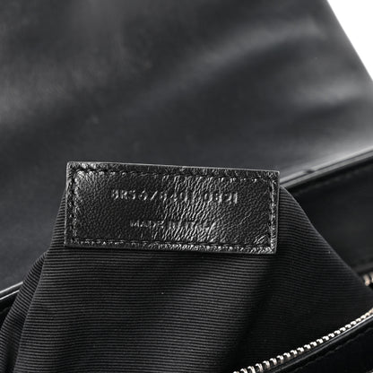 Saint Laurent Calfskin Y Quilted Monogram Toy Loulou Crossbody Bag Black 8 of 14