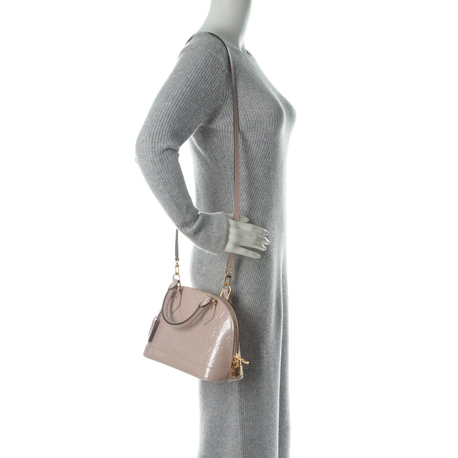 Louis Vuitton Vernis Alma BB Rose Angelique 2 of 7