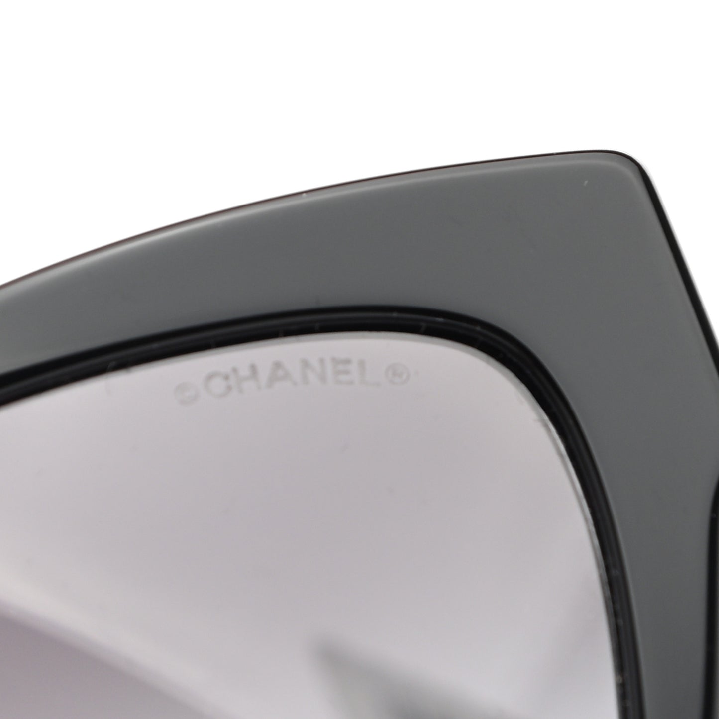 Acetate Square CC Sunglasses 5456 Black