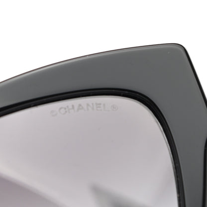Chanel Acetate Square CC Sunglasses 5456 Black 7 of 7