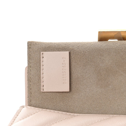 Chloe Calfskin Quilted Mini Drew Bijou Shoulder Bag Cement Pink 10 of 11