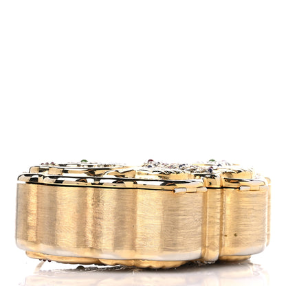 Judith Leiber Crystal Butterfly Celestrina Minaudiere Clutch Gold 5 of 10