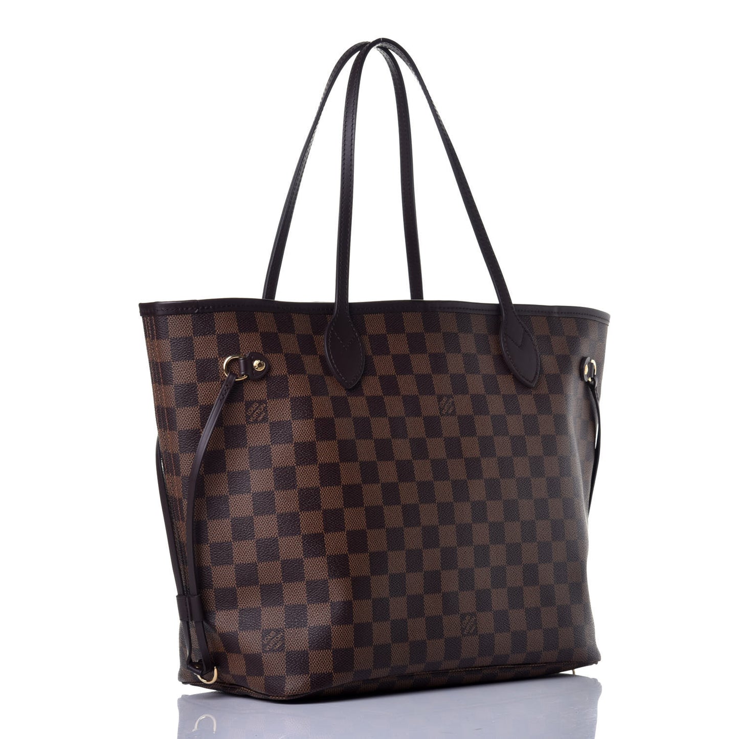 Damier Ebene Neo Neverfull MM Rose Ballerine