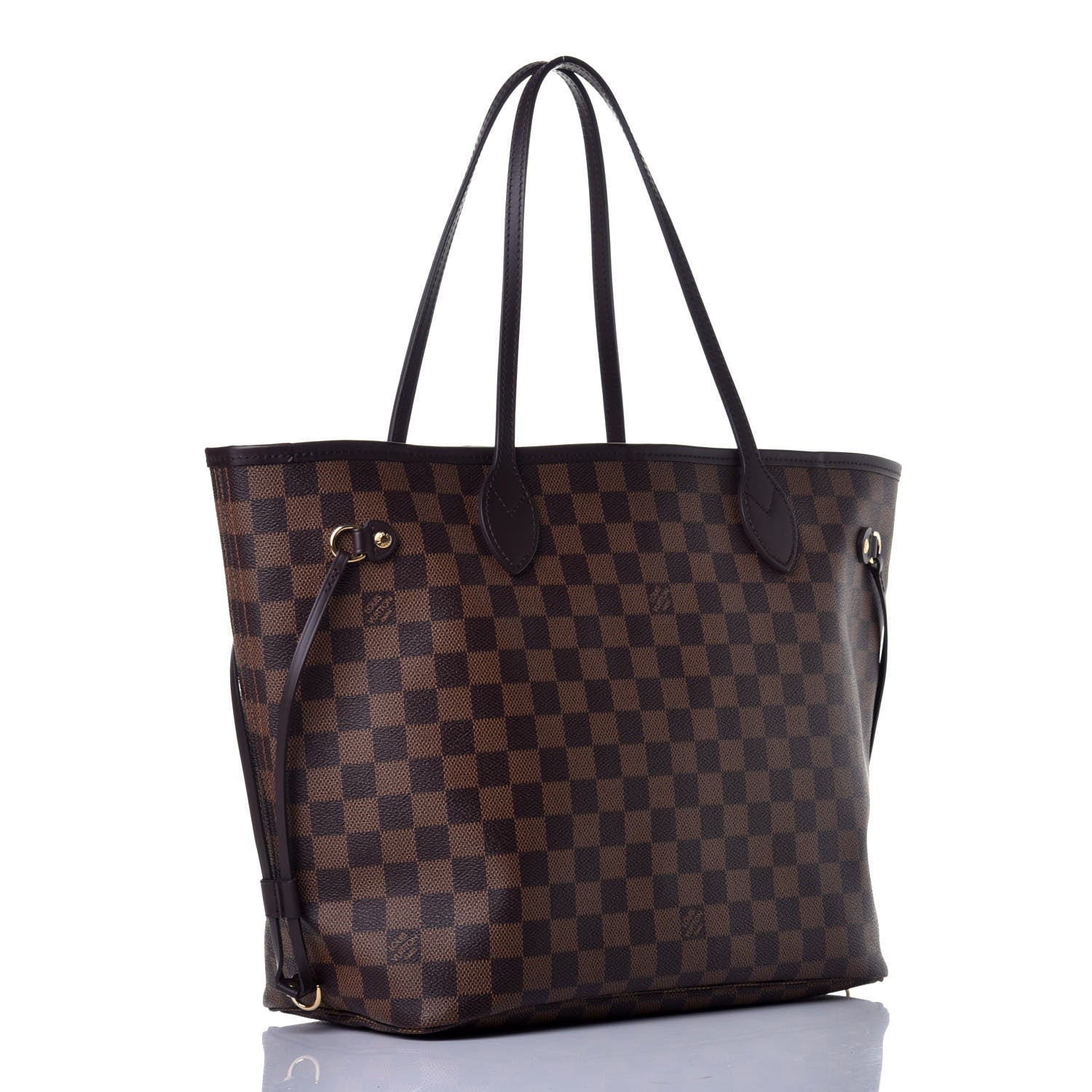 Louis Vuitton Damier Ebene Neo Neverfull MM Rose Ballerine 3 of 8