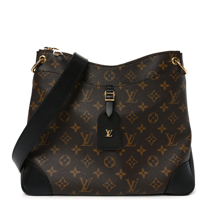 Louis Vuitton Monogram Odeon MM Black 1 of 9