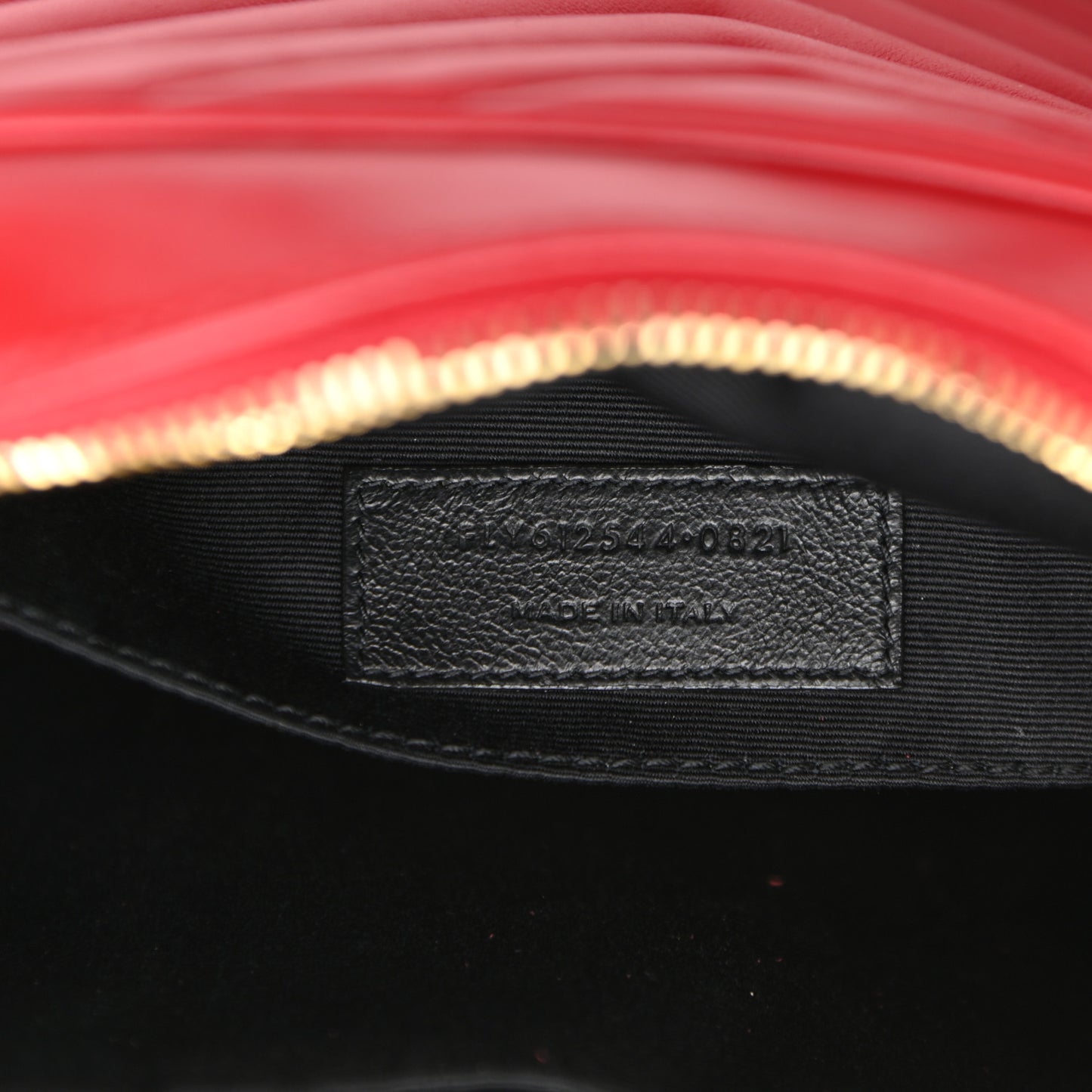 Calfskin Matelasse Monogram Lou Camera Bag Rouge Eros
