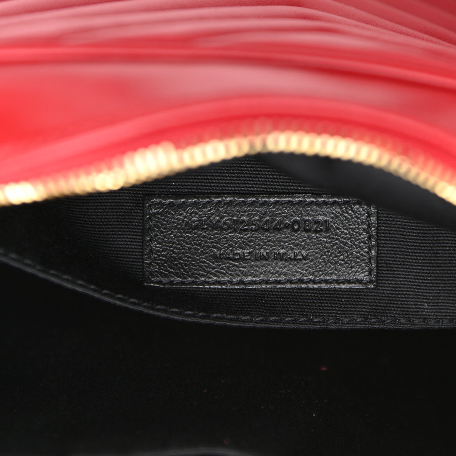 Saint Laurent Calfskin Matelasse Monogram Lou Camera Bag Rouge Eros 7 of 11