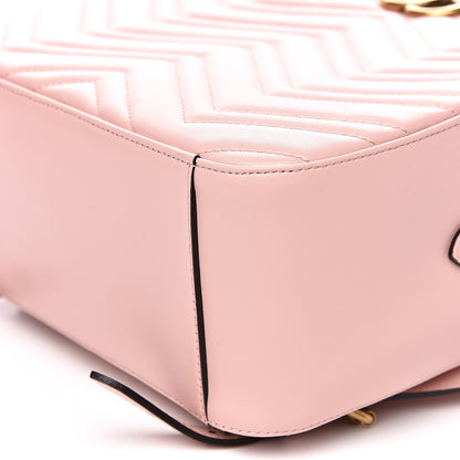 Gucci Calfskin Matelasse GG Marmont Dome Backpack Perfect Pink 8 of 9