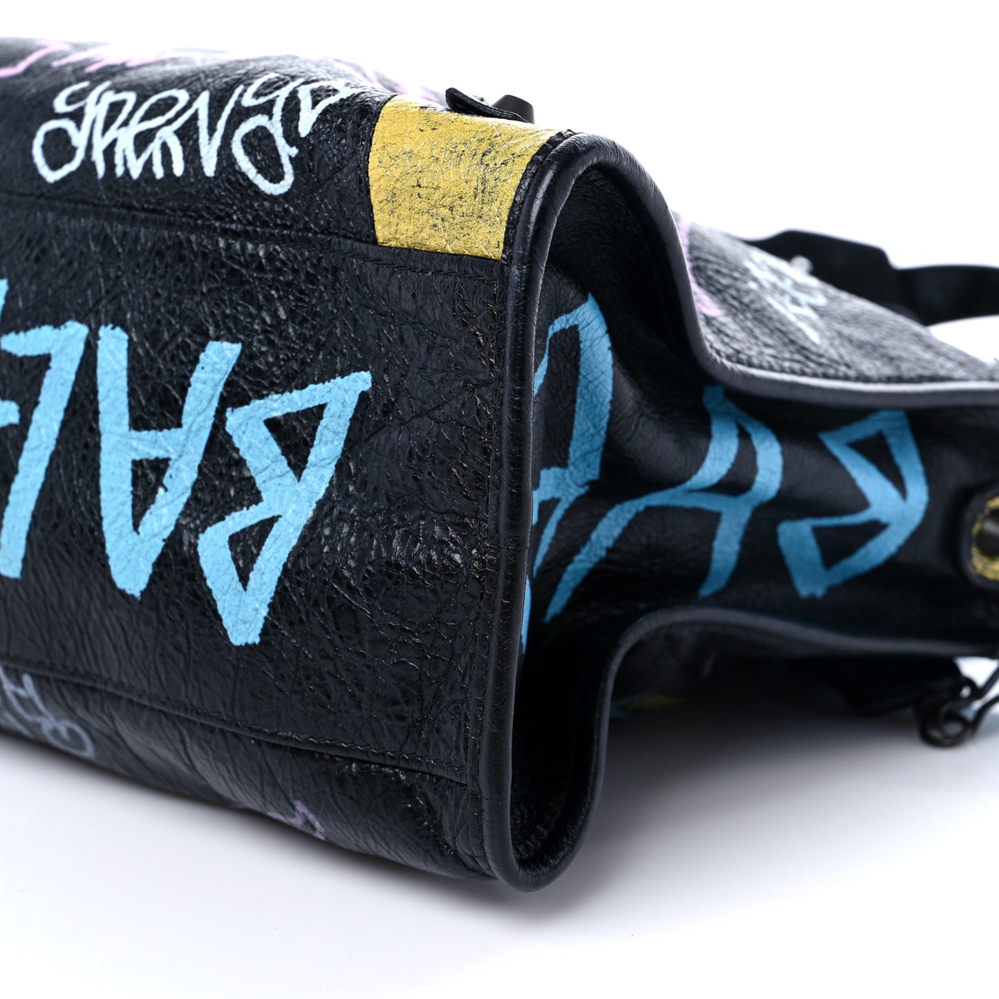 Agneau Graffiti All Over Classic Hardware City Black Multicolor