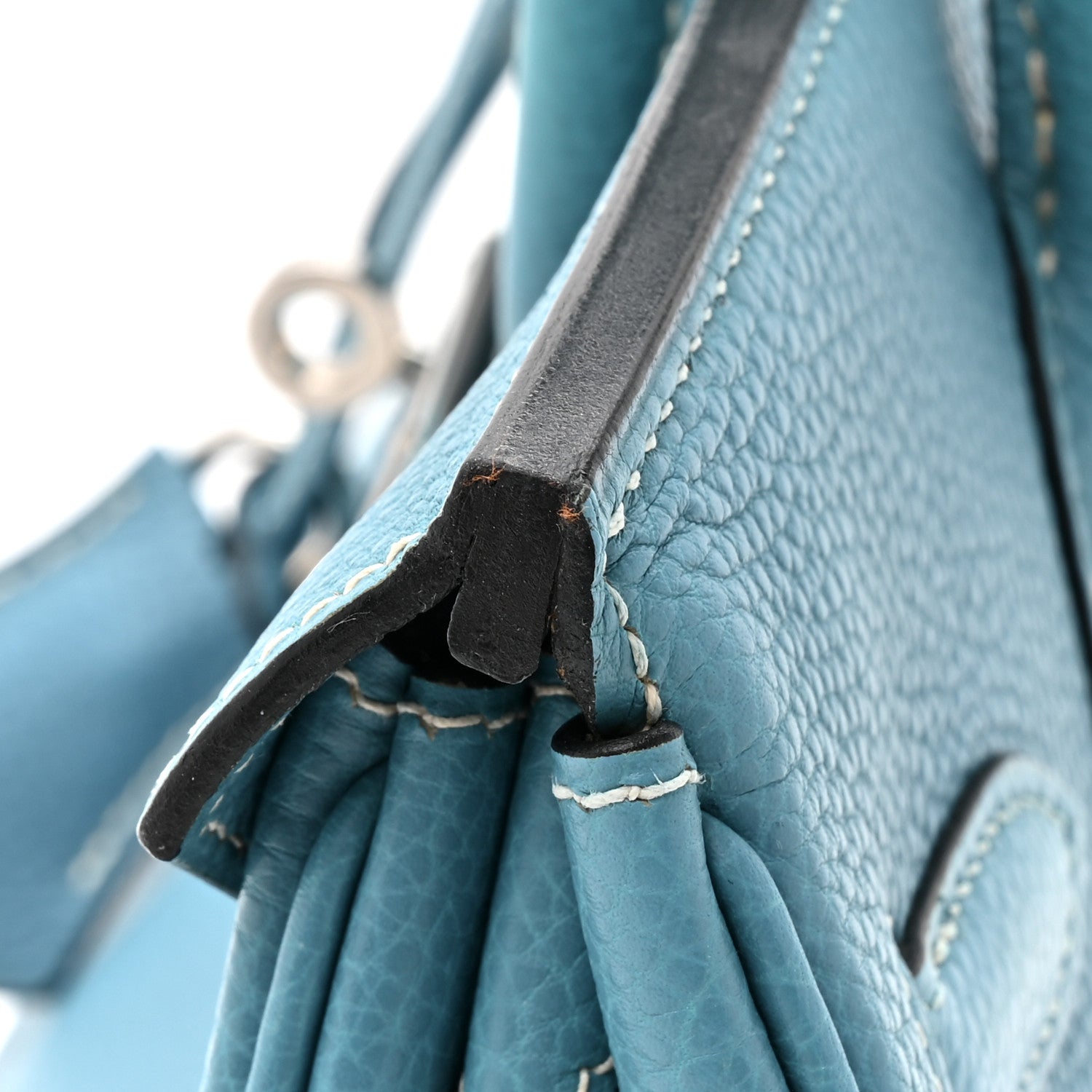 Hermes Togo BIRKIN 30 Blue Jean 19 of 19