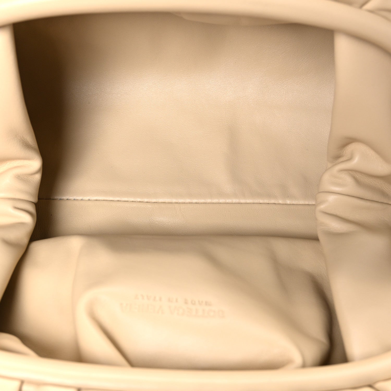 Bottega Veneta Smooth Butter Calf The Pouch Oversized Clutch