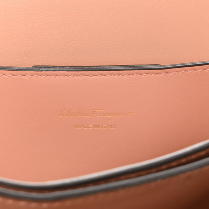 Salvatore Ferragamo Calfskin Medium Margot Top Handle Satchel New Blush 6 of 11