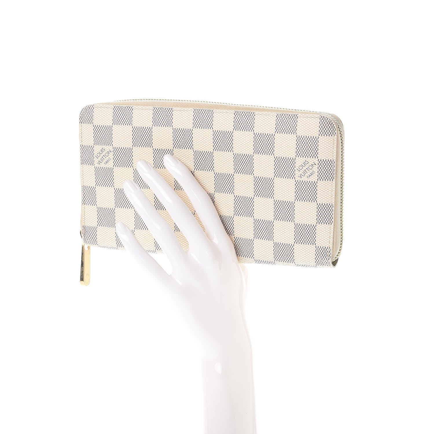 Louis Vuitton Damier Azur Zippy Organizer Wallet 2 of 12