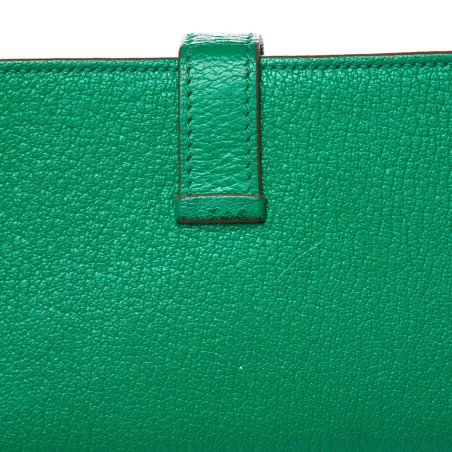Chevre Mysore Bearn Gusset Wallet Menthe