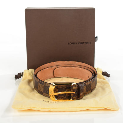 Louis Vuitton Damier Ebene Ellipse 30MM Belt 90 36 3 of 9