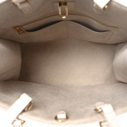 Louis Vuitton Empreinte Monogram Spring In The City Onthego MM Beige Pink Yellow 5 of 9