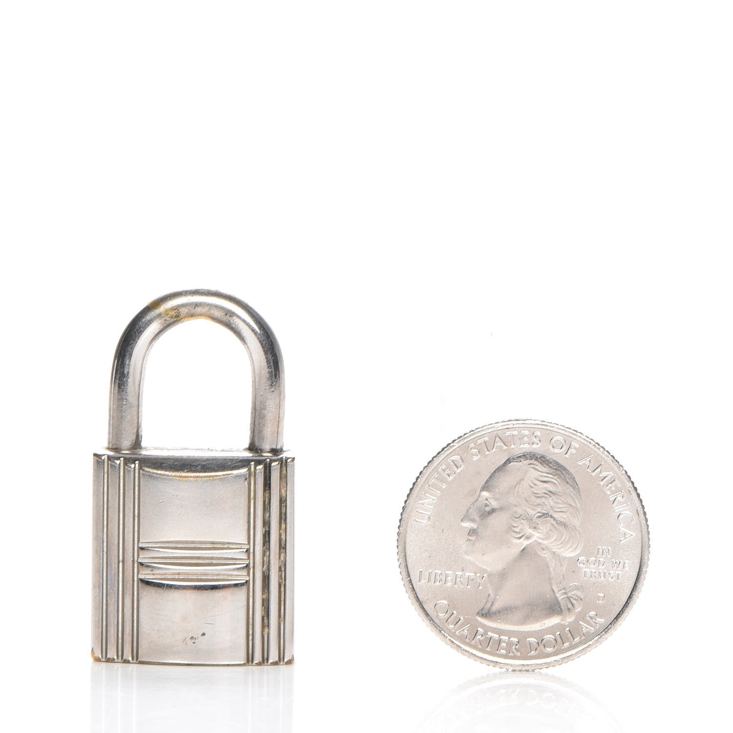 Hermes Palladium Cadena Lock and Key Set 3 of 4