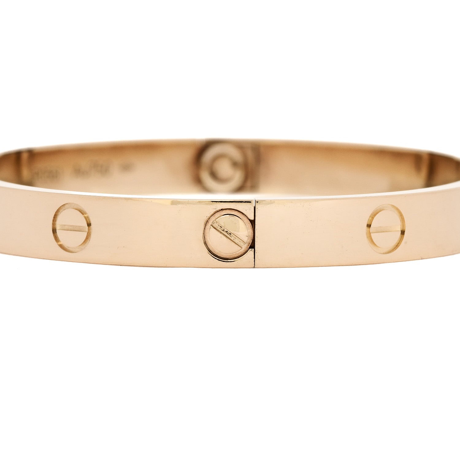 Cartier 18K Yellow Gold LOVE Bracelet 17 4 of 8