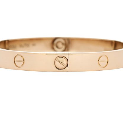 Cartier 18K Yellow Gold LOVE Bracelet 17 4 of 8