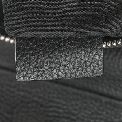 Christian Dior Grained Calfskin Mens Mini Saddle Bag Black 8 of 14