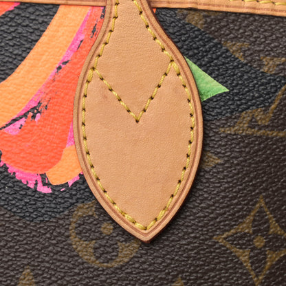 Louis Vuitton Monogram Roses Neverfull MM 11 of 11