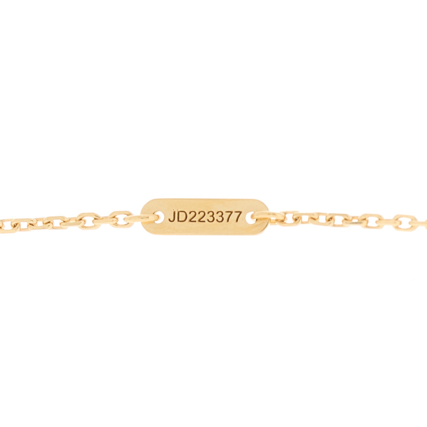 18K Yellow Gold Diamond Mini Frivole Pendant Pave Necklace