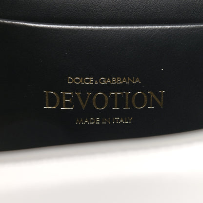 Dolce & Gabbana Metallic Nappa Small Devotion Top Handle Bag Silver 8 of 11