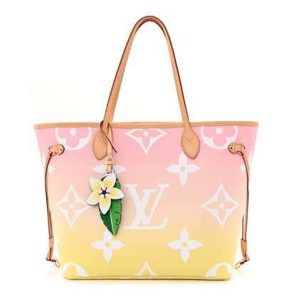 Louis Vuitton Monogram Giant By The Pool Neverfull MM Light Pink 3 of 11