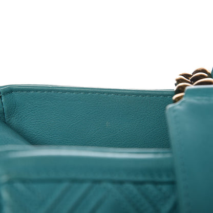 Chanel Calfskin Large Retro Girl Shopping Tote Turquoise 21 of 21