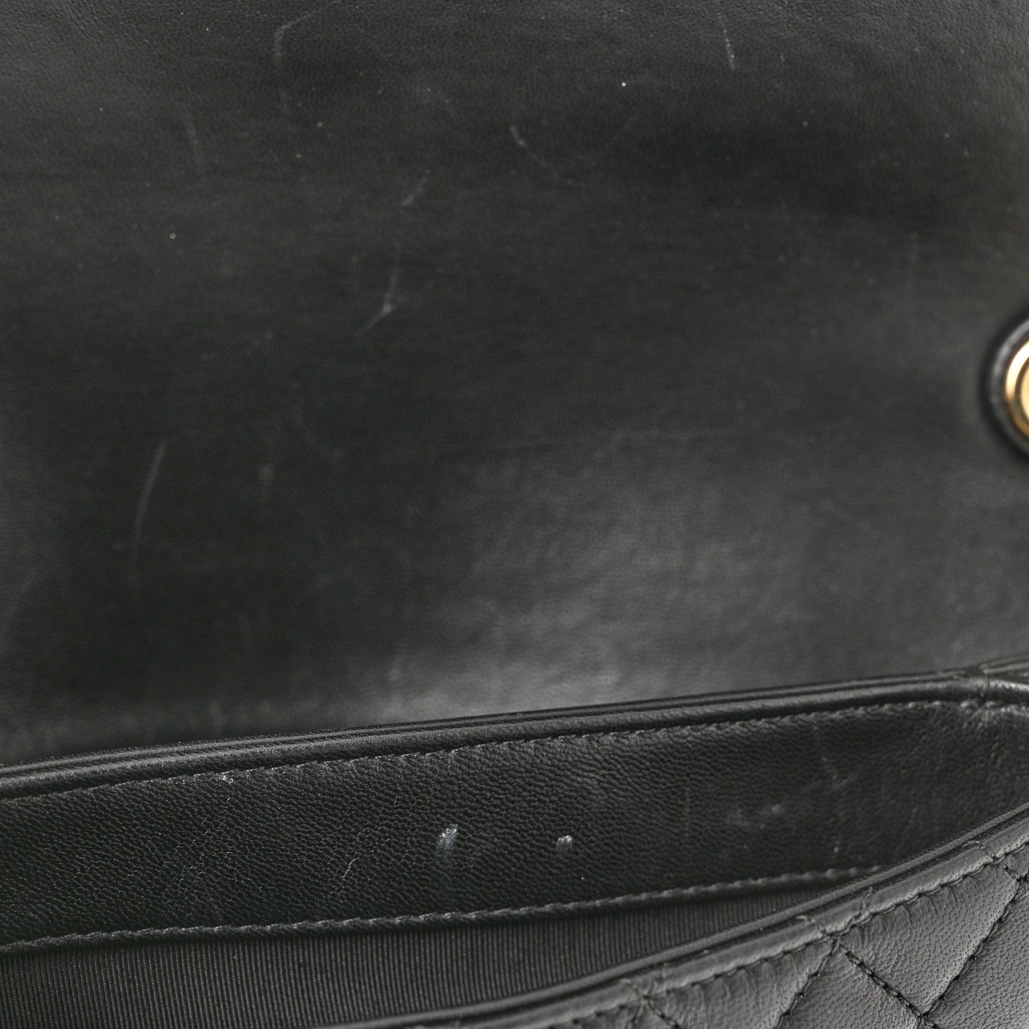 Chanel Lambskin Quilted Large CC Unchained Crossbody Black 11 of 12
