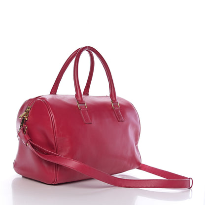 Saint Laurent Calfskin Classic Duffle 6 Fuchsia 2 of 15