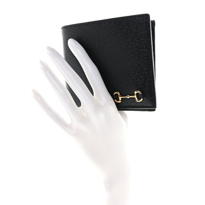Gucci Calfskin Horsebit 1955 Bi-Fold Wallet Black 2 of 8