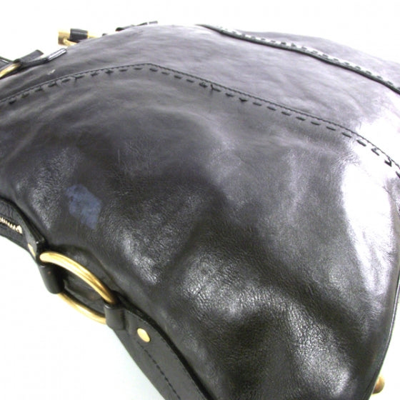 Leather Large Muse Black