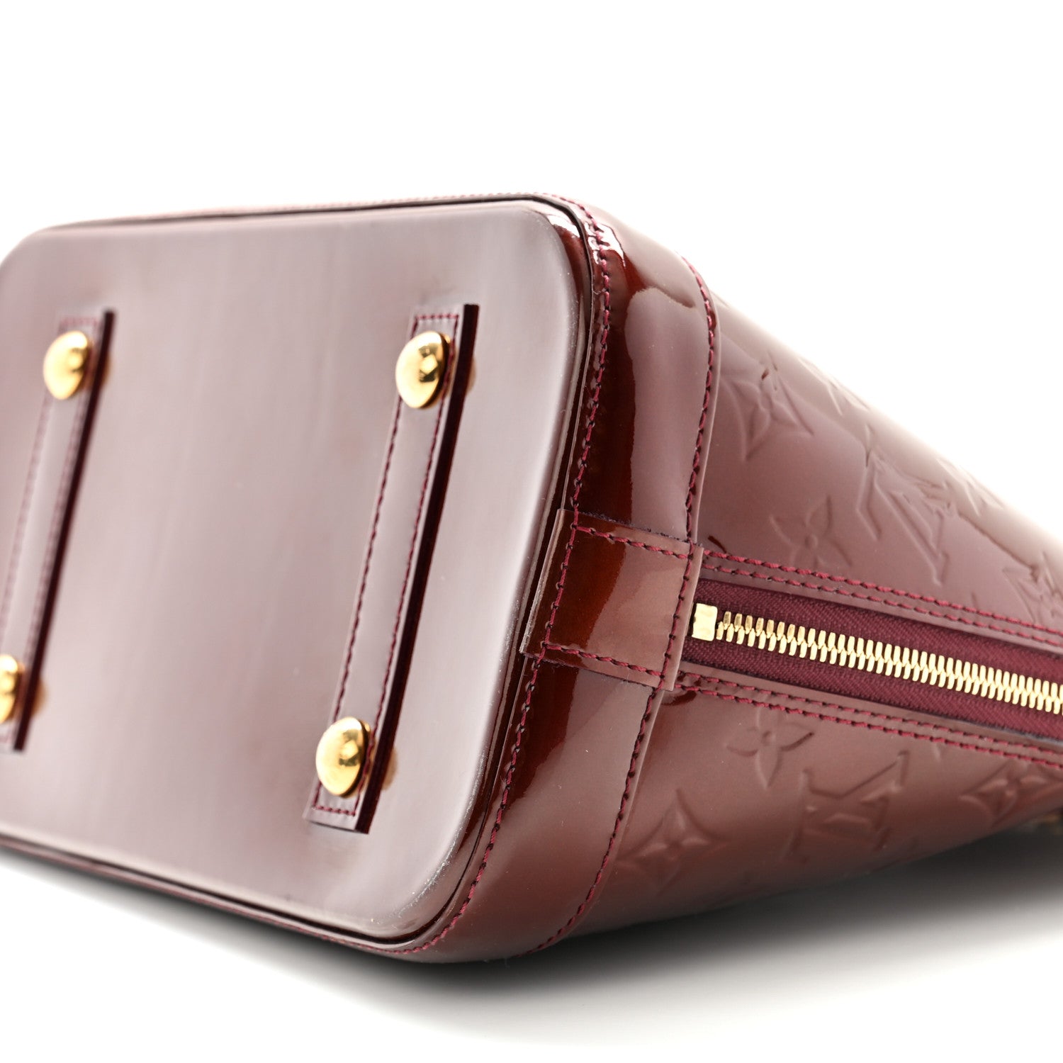 Louis Vuitton Vernis Alma PM Rouge Fauviste 10 of 12