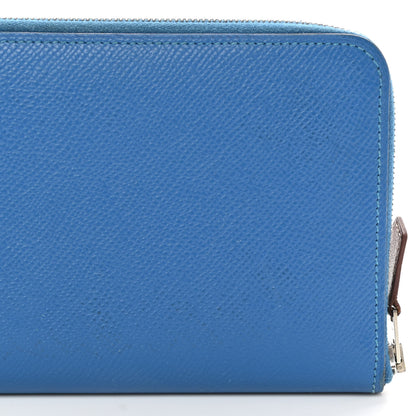 Hermes Epsom Silk'In Wallet Bleu Paradis 11 of 12