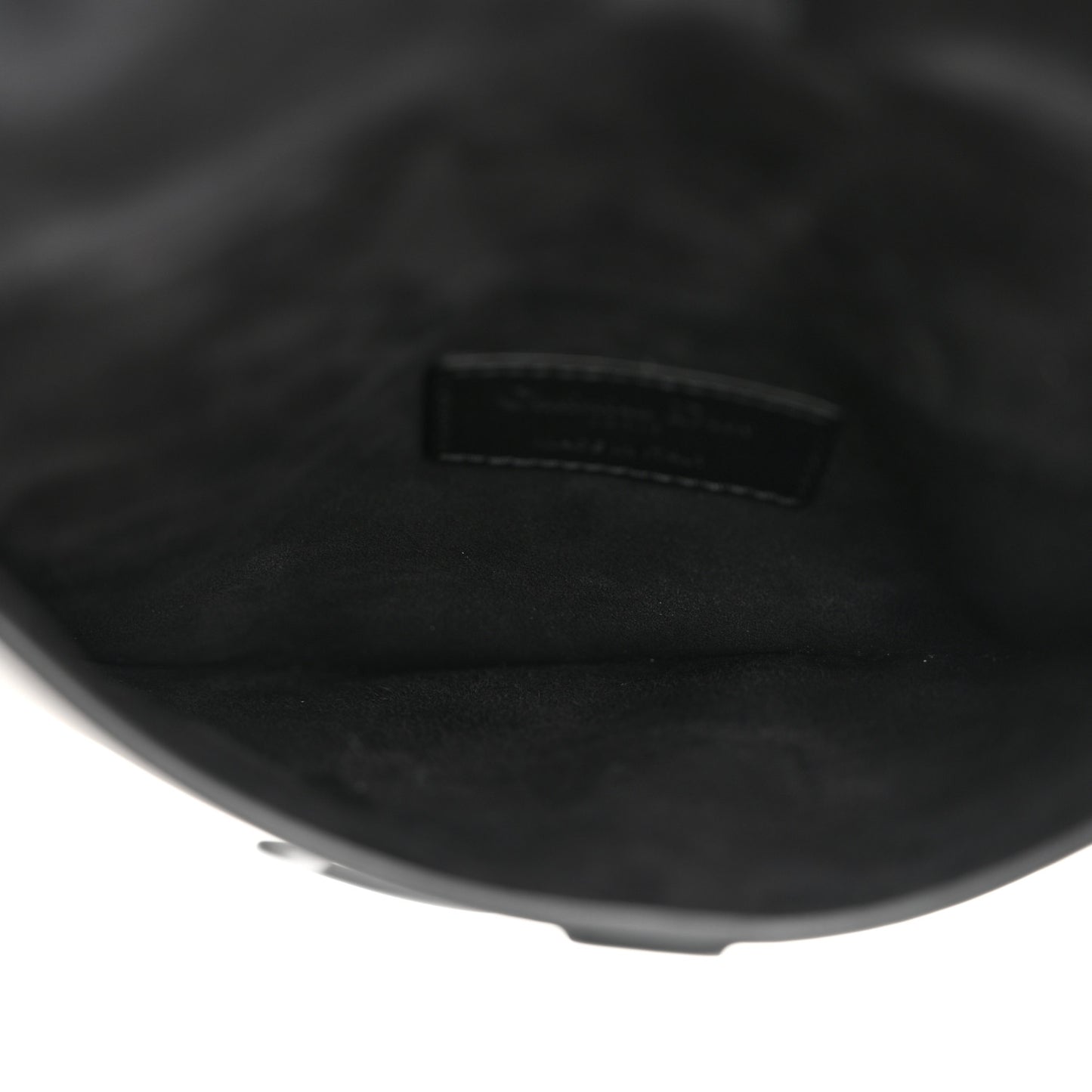 Ultra Matte Calfskin Saddle Belt Bag Black