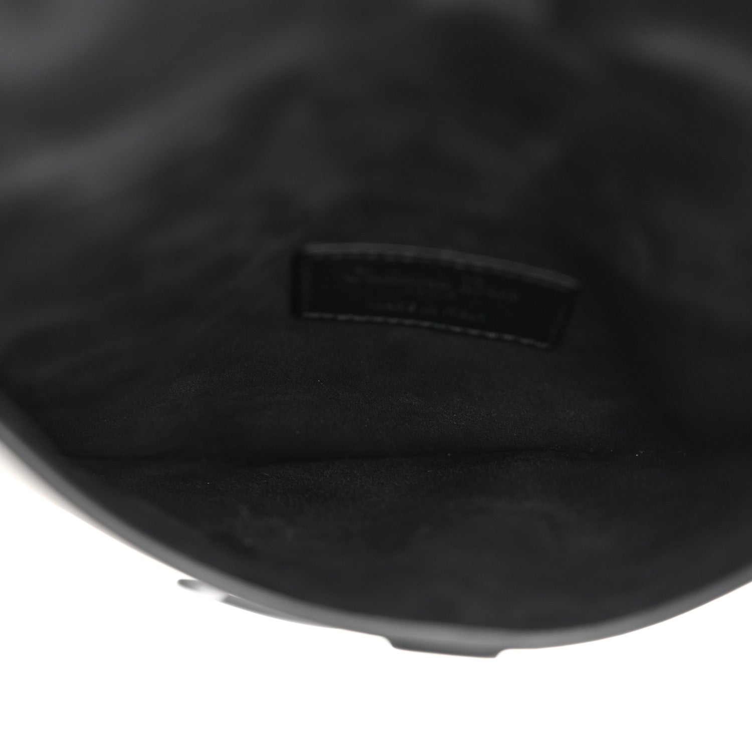 Christian Dior Ultra Matte Calfskin Saddle Belt Bag Black 5 of 10